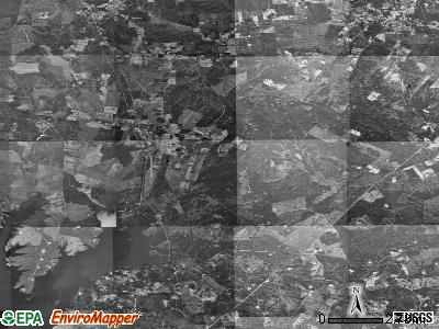 Zip code 75968 satellite photo by USGS