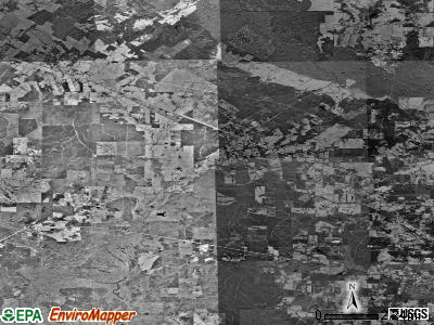 Zip code 75969 satellite photo by USGS
