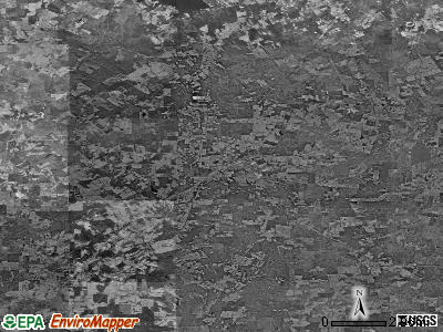 Zip code 75975 satellite photo by USGS