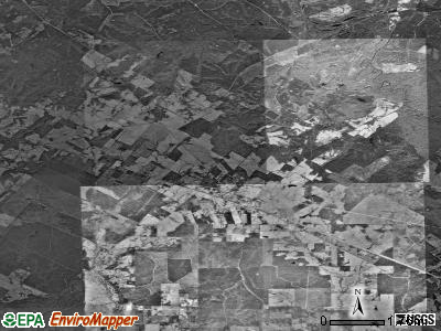 Zip code 75976 satellite photo by USGS