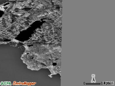 Zip code 10548 satellite photo by USGS