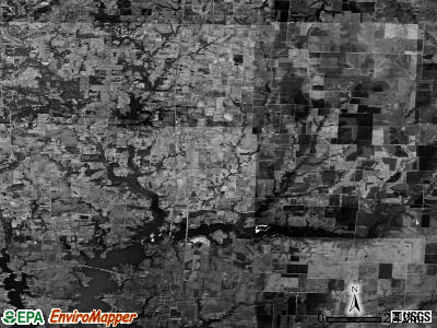 Zip code 76233 satellite photo by USGS