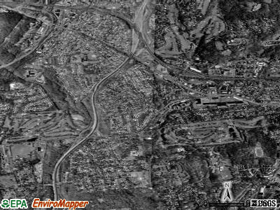Zip code 10607 satellite photo by USGS