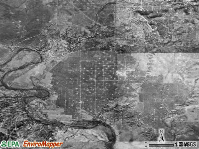Zip code 76949 satellite photo by USGS