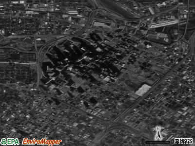 Zip code 77006 satellite photo by USGS