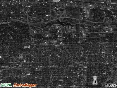 Zip code 77019 satellite photo by USGS