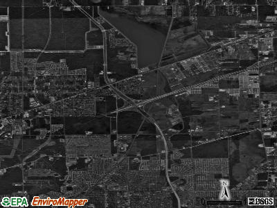 Zip code 77049 satellite photo by USGS