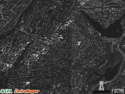 Zip code 10709 satellite photo by USGS