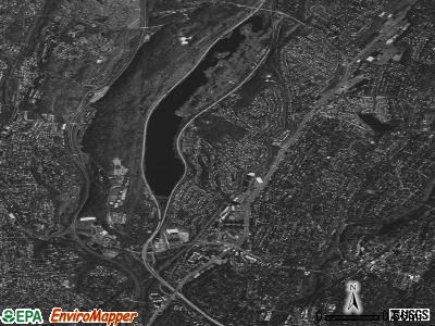 Zip code 10710 satellite photo by USGS