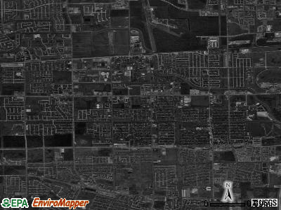 Zip code 77072 satellite photo by USGS