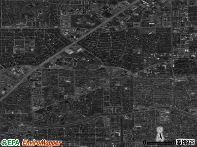 Zip code 77074 satellite photo by USGS