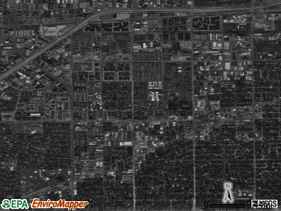 Zip code 77081 satellite photo by USGS