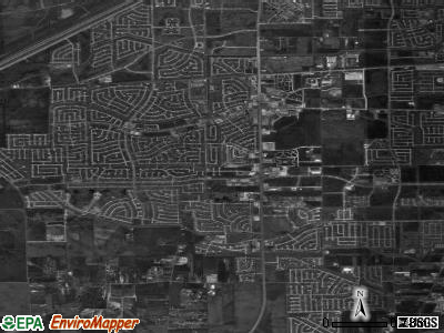 Zip code 77083 satellite photo by USGS