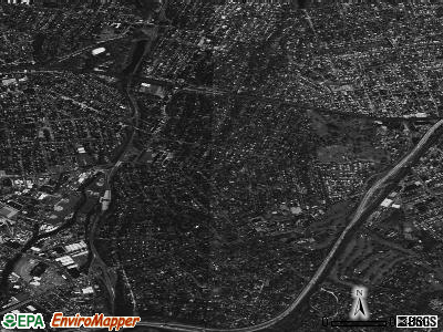 Zip code 10803 satellite photo by USGS