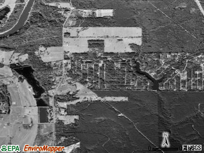 Zip code 77326 satellite photo by USGS