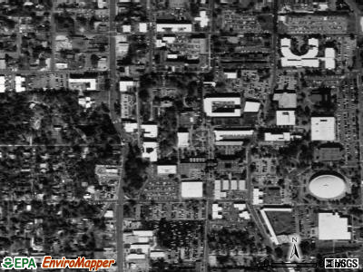 Zip code 77341 satellite photo by USGS