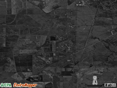 Zip code 77456 satellite photo by USGS