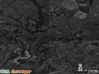 Zip code 77466 satellite photo by USGS
