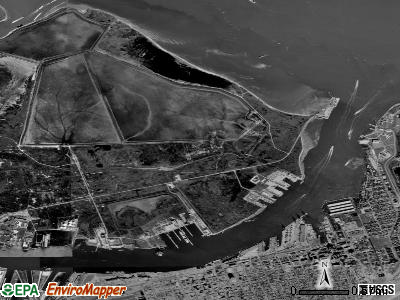 Zip code 77553 satellite photo by USGS