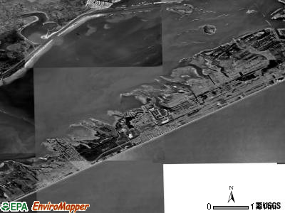 Zip code 77554 satellite photo by USGS