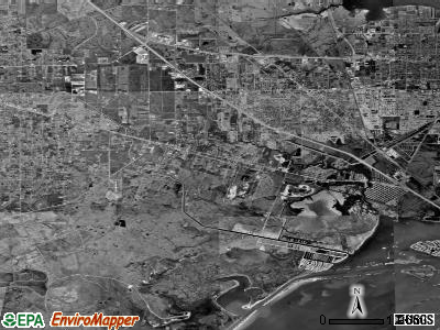 Zip code 77563 satellite photo by USGS