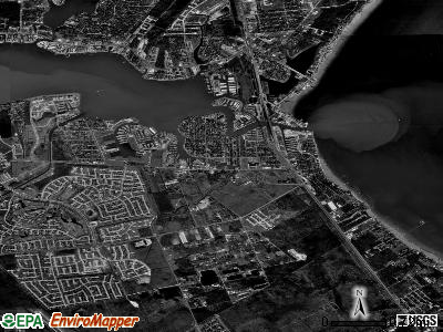 Zip code 77565 satellite photo by USGS