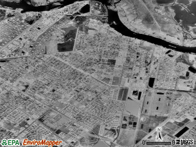 Zip code 77651 satellite photo by USGS