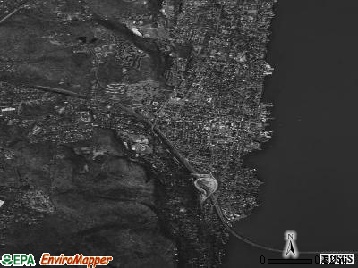 Zip code 10960 satellite photo by USGS
