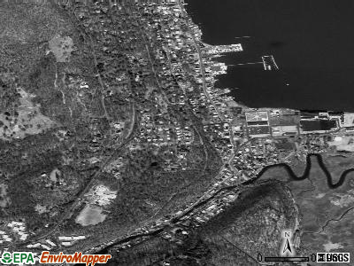 Zip code 10968 satellite photo by USGS