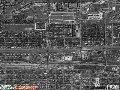 Zip code 78208 satellite photo by USGS