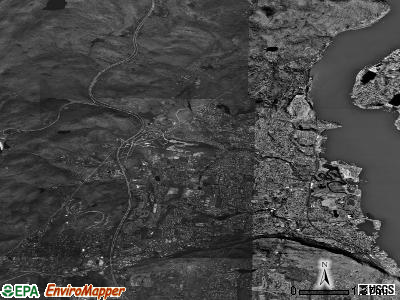 Zip code 10980 satellite photo by USGS
