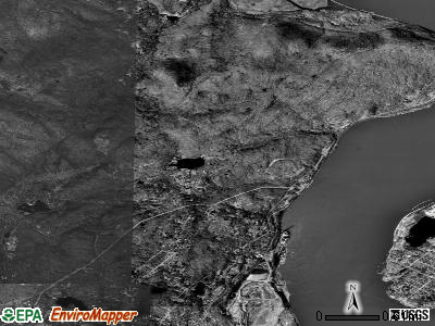 Zip code 10986 satellite photo by USGS