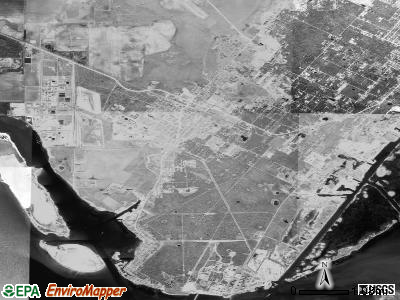 Zip code 78362 satellite photo by USGS
