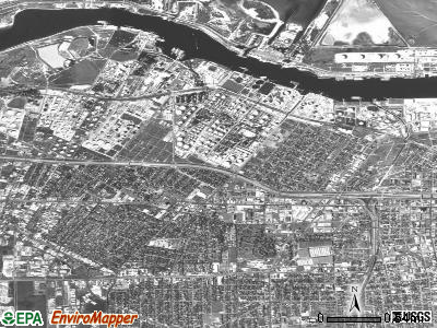 Zip code 78407 satellite photo by USGS