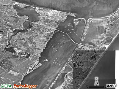 Zip code 78416 satellite photo by USGS
