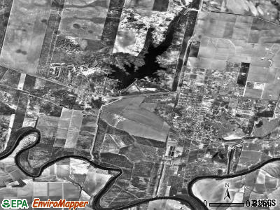 Zip code 78560 satellite photo by USGS