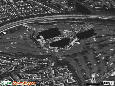 Zip code 11005 satellite photo by USGS