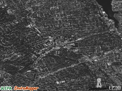 Zip code 11021 satellite photo by USGS