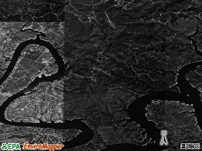 Zip code 78645 satellite photo by USGS
