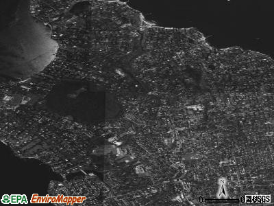 Zip code 11024 satellite photo by USGS