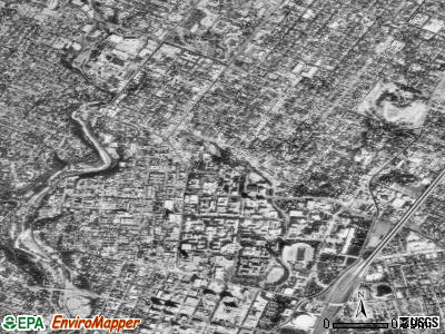 Zip code 78705 satellite photo by USGS