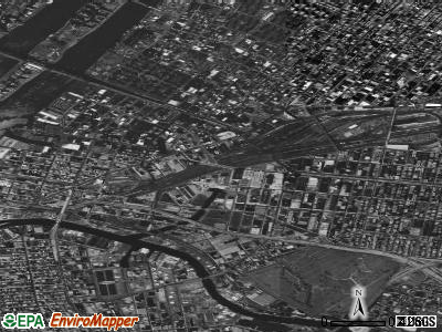Zip code 11101 satellite photo by USGS