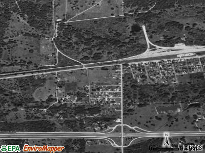 Zip code 78943 satellite photo by USGS