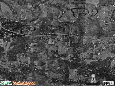 Zip code 78963 satellite photo by USGS