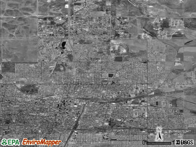 Zip code 79107 satellite photo by USGS