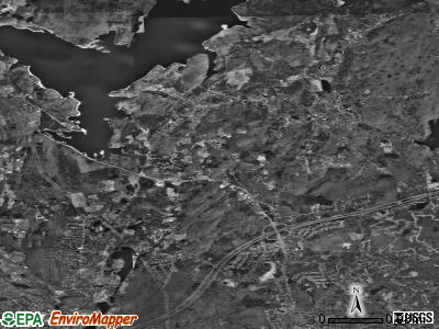 Zip code 01505 satellite photo by USGS