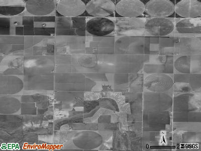 Zip code 79342 satellite photo by USGS