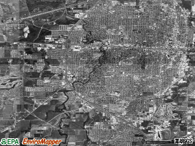Zip code 79605 satellite photo by USGS