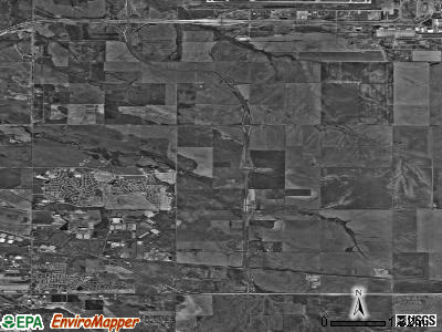 Zip code 80019 satellite photo by USGS