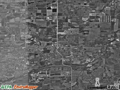 Zip code 80025 satellite photo by USGS